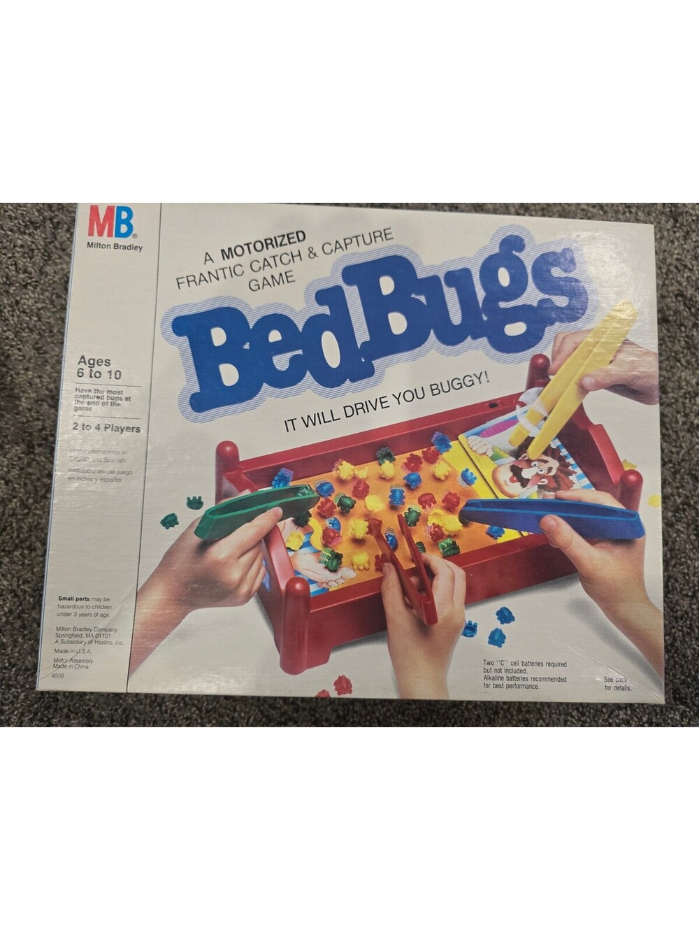 MB Vintage 1985 Bed Bugs Game
